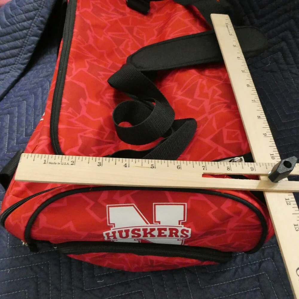 Nebraska Huskers Duffle Bag Youth Adult Boys Mens Gym Workout Bag Cornhuskers‎